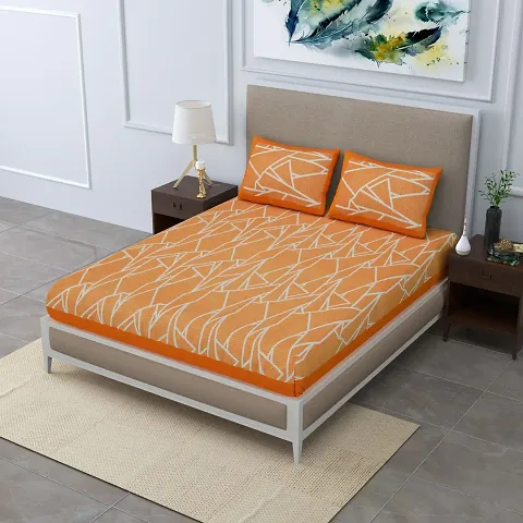 Cotton Printed Double Bedsheet (93*85 Inch)