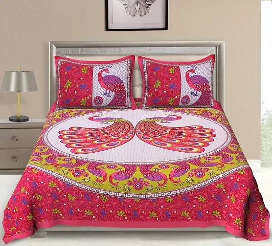 Cotton printed Double Bedsheets