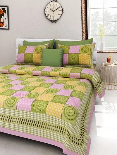 Printed Cotton Double Bedsheet