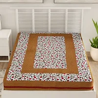 Trendy Cotton Jaipuri Single Bedsheet-thumb1