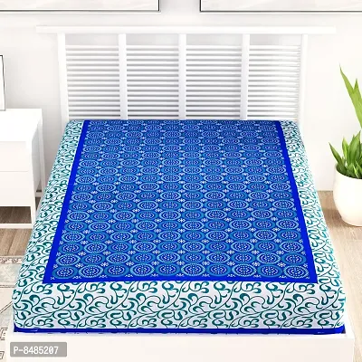 Trendy Cotton Jaipuri Single Bedsheet-thumb2