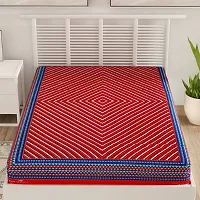 Trendy Cotton Jaipuri Single Bedsheet-thumb1