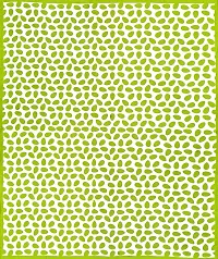 UniqChoice Green Color Cotton Printed Double Bedsheet with 2 Pillow Cover (Polka Dots)-thumb4