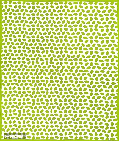 UniqChoice Green Color Cotton Printed Double Bedsheet with 2 Pillow Cover (Polka Dots)-thumb5