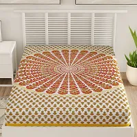 Bombay Spreads Multi Color 100% Pure Cotton Single Bed Sheet Without Pillow Cover Elegant Design for Bedding or Decoratuve (Jaipuri Bed Spreads)-thumb1