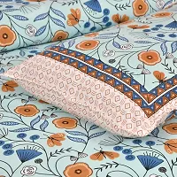 Stylish Fancy Cotton Printed King Size Bedsheet With 2 Pillow Covers-thumb4