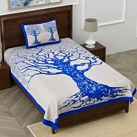 UniqChoice Combo of 2 Multi Color Single Bed Bedsheet Jaipuri Traditional and Ethnic Designs Bedsheet,_2_1+1_Single_132-thumb2