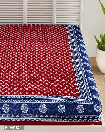 Bombay Spreads Multi Color 100% Pure Cotton Single Bed Sheet Without Pillow Cover Elegant Design for Bedding Or Decoratuve (Jaipuri Bed Spreads)-thumb4