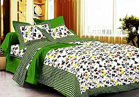 Bombay Spreads 100% Cotton Rajasthani & Jaipuri Traditional 2 Double Bedsheet Combo with 4 Pillow Cover-thumb2