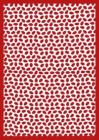 UniqChoice 100% Cotton Red Color Polkadots Printed[ Single bedsheet with 1 Pillow Cover,1+1_Single_Polkadots_Red-thumb1