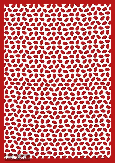 UniqChoice 100% Cotton Red Color Polkadots Printed[ Single bedsheet with 1 Pillow Cover,1+1_Single_Polkadots_Red-thumb2