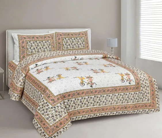 180 TC King Size Double Bedsheets
