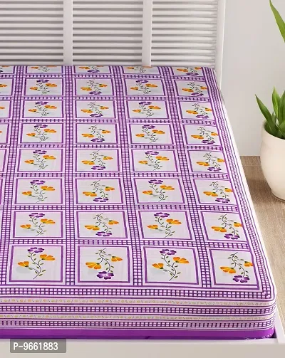 Bombay Spreads Multi Color 100% Pure Cotton Single Bed Sheet Without Pillow Cover Elegant Design for Bedding Or Decoratuve (Jaipuri Bed Spreads)-thumb4