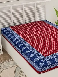 Bombay Spreads Multi Color 100% Pure Cotton Single Bed Sheet Without Pillow Cover Elegant Design for Bedding Or Decoratuve (Jaipuri Bed Spreads)-thumb2