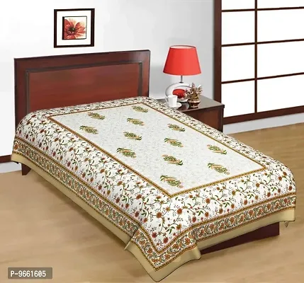 Bombay Spreads Cotton 104 TC Bedsheet (Single_Multicolour)