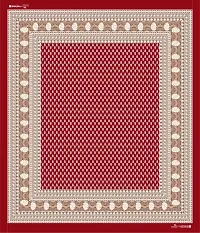 UniqChoice Rajasthani Traditional Printed 120 TC| 100% Cotton |Double Bedsheet | Bedsheet with 2 Pillow Cover|King Size bedsheet| Red-thumb4