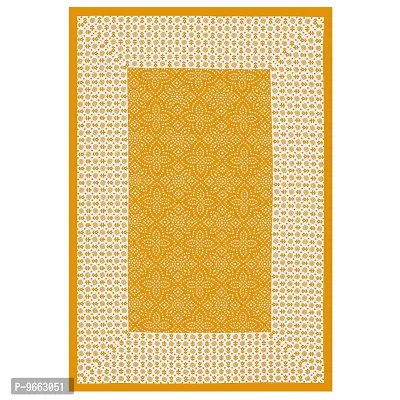 UniqChoice Bedsheet | 100% Cotton | Jaipuri Printed | Single bedsheet with 1 Pillow Cover | 150 x 220 cm | Yellow-thumb3