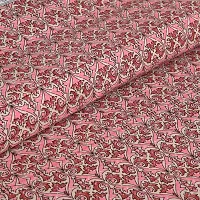UniqChoice 180 TC Pink Color Floral Printed King Size Bedsheet with 2 Pillow Cover (ELEG-27-Pink)-thumb2