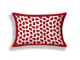 UniqChoice 100% Cotton Red Color Polkadots Printed[ Single bedsheet with 1 Pillow Cover,1+1_Single_Polkadots_Red-thumb4