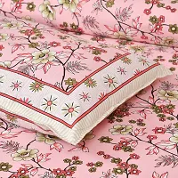 Stylish Fancy Cotton Printed King Size Bedsheet With 2 Pillow Covers-thumb3