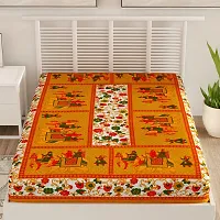 Bombay Spreads Multi Color 100% Pure Cotton Single Bed Sheet Without Pillow Cover Elegant Design For Bedding Or Decoratuve (Jaipuri Bed Spreads)-thumb1