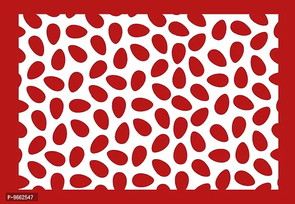 UniqChoice 100% Cotton Red Color Polkadots Printed[ Single bedsheet with 1 Pillow Cover,1+1_Single_Polkadots_Red-thumb4