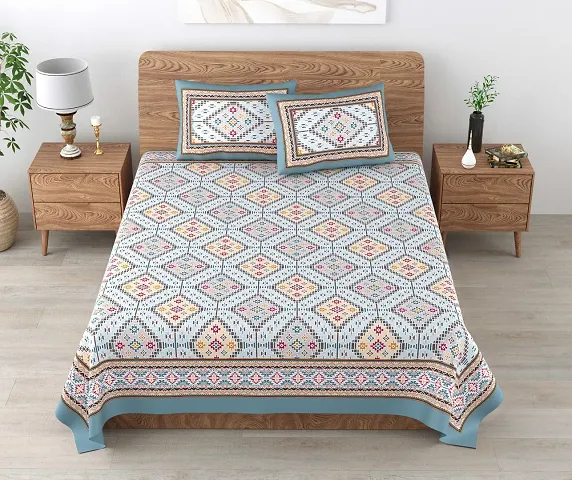 New Arrival Cotton King Size Bedsheets (98*107 Inch) Vol 4