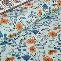 Stylish Fancy Cotton Printed King Size Bedsheet With 2 Pillow Covers-thumb3