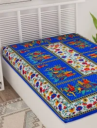 Bombay Spreads Multi Color 100% Pure Cotton Single Bed Sheet Without Pillow Cover Elegant Design for Bedding Or Decoratuve (Jaipuri Bed Spreads)-thumb2