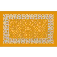 UniqChoice Bedsheet | 100% Cotton | Jaipuri Printed | Single bedsheet with 1 Pillow Cover | 150 x 220 cm | Yellow-thumb3