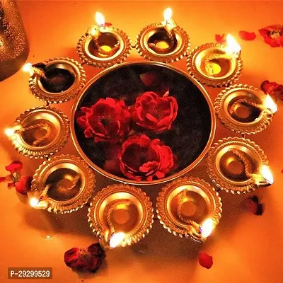 Flower Shape Diya Decorative Bowl for Home-thumb0