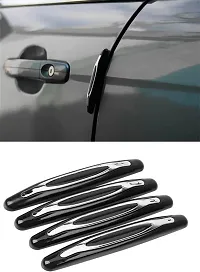 CADEAU Polyresin Vinyl Polypropylene Car Door Guard Black Pack of 4 Universal For Car Universal For Car-thumb1