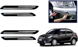 CADEAU Plastic Car Bumper Guard Black Pack of 4 Maruti Swift Dzire-thumb1