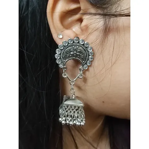 Beautiful floral Jhumka design earring