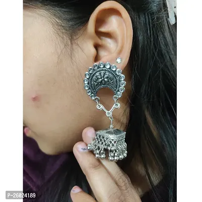 Beautiful floral Jhumka  design earring-thumb4