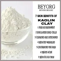 BEYORG Bliss of Earth 100% Pure White Kaolin Clay Powder | Finest Grade | Natural Facial Mask | Remove Excessive Oil and Dirt from Face (100 g)-thumb1