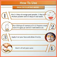 Pure Orange Peel Powder For Glowing Skin and Removing Pimples, Scars and Boosten Collagen (100 g)-thumb3