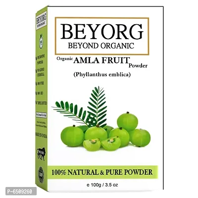 Organic Amla Indian Gooseberry Powder for Hair and skin (100G)-thumb0