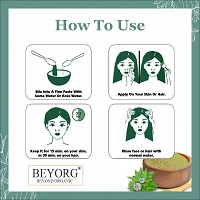 Bhringraj Powder Herbal For Hair Growth, Natural Hair Shampoo For Shiny Hair - 100g-thumb1