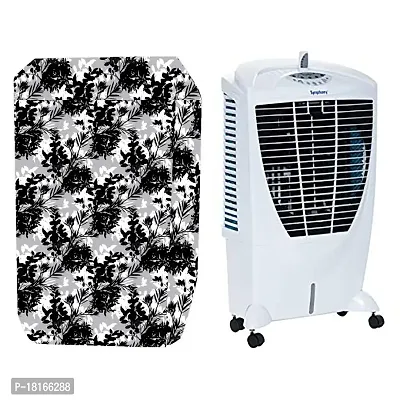 HomeStore-YEP Air Cooler Cover Compatible for Symphony Winter 56 Ltr Air Cooler Cover Black Color-thumb0