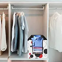 HomeStore-YEP Non Woven Shirt Stacker/Shirt Organizer Wardrobe Organizer- Multi- Pack of 2-thumb1