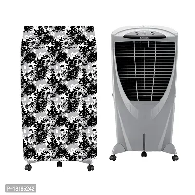 HomeStore-YEP Air Cooler Cover Compatible for Symphony Winter 80 Ltr Air Cooler Cover Black Flower