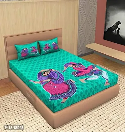 HomeStore-YEP Jaipuri Cotton Rajasthani Double Bedsheet with 2 Pillow Cover
