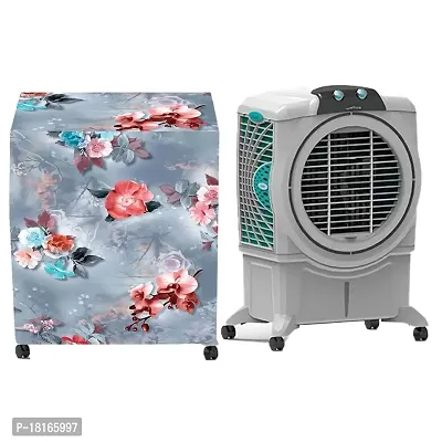 HomeStore-YEP Air Cooler Cover Compatible for Symphony Sumo 75 XL Desert Cooler Water Resistant Cover Blue flower