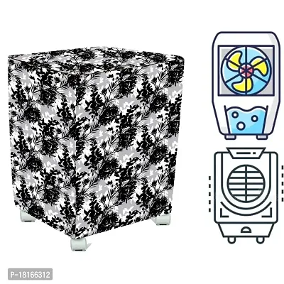 HomeStore-YEP Air Cooler Cover Compatible for Symphony Sumo 115 XL Desert Air Cooler Cover Black Flower