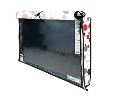 HomeStore-YEP Non Woven Printed Led TV Cover with Transparent Polythene Layer Compatible for 43 inches led tvs (All Models) Green (RedBlack),Polyvinyl Chloride-thumb1
