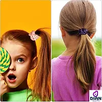 Designer Multicoloured Fabric Rubber Bands For Women-thumb2