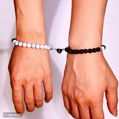 Aajkalgifts Stone Alloy Bracelet Set Pack of 2-thumb2