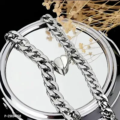 Aajkalgifts Stainless Steel Bracelet Set Pack of 2-thumb2