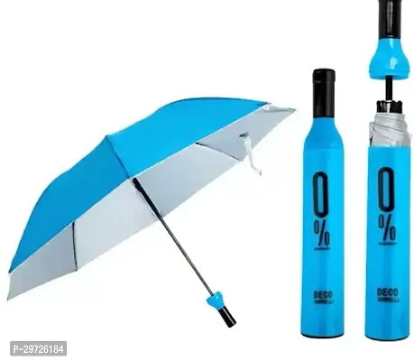 Newest Windproof Double Layer Bottle Umbrella For Men (Blue)-thumb0